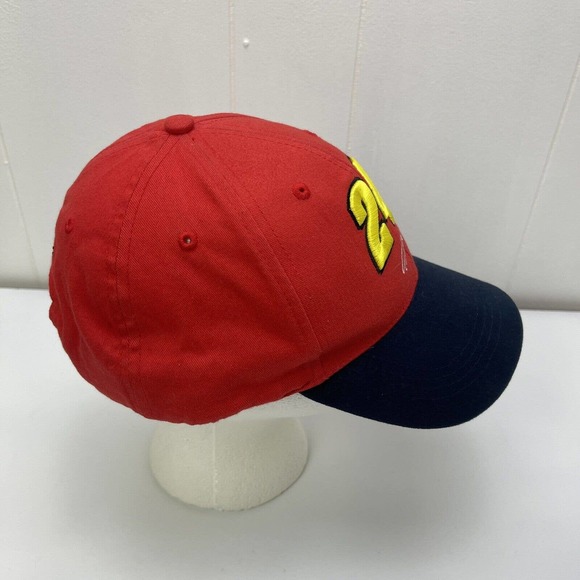 Jeff Gordon Hat Cap Kelloggs Racing #24 Nascar Red Blue Yellow Strapback - Picture 7 of 12